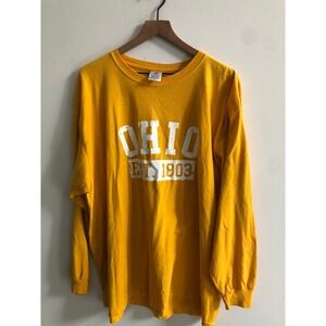 Ohio University Bobcats rare yellow long sleeved shirt
